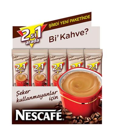Nescafe 2 +1 Sugar-Free Coffee 10 Gr 48 Pieces