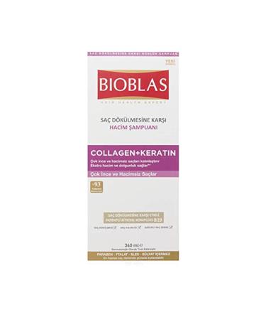 Bioblas 360mlx24 Collagen Volume Shampoo_tr/en/de 1 Pack (1 X 360 Ml) Hair Conditioner