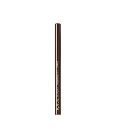 The Saem Long-Lasting Super Slim Eyeliner - Eco Soul Powerproof Super Slim Eyeliner - Choco Brown
