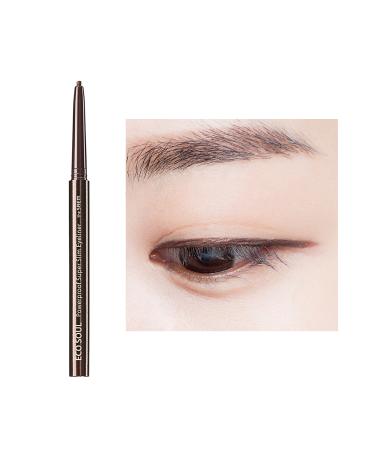 The Saem Long-Lasting Super Slim Eyeliner - Eco Soul Powerproof Super Slim Eyeliner - Choco Brown - Buy Online on GoSupps.com
