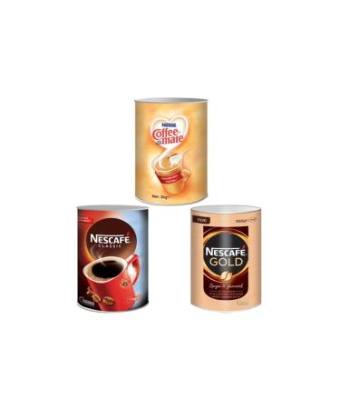 Nescafe Classic 1000 gr + Gold 900 gr + Nestle Coffee Mate 2000 gr