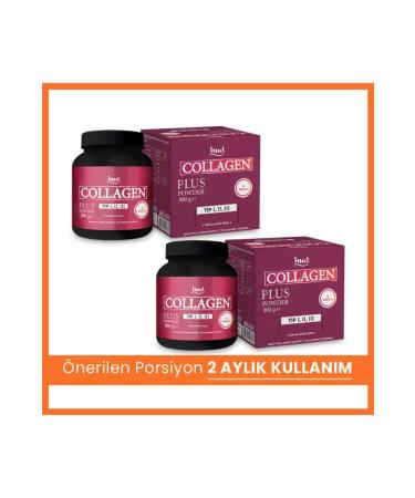 Support Collagen Plus Powder 300 gr Type 1 - Type 2 - Type 3 Powder Collagen 2 Pieces