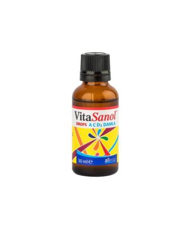 Allergo Vitasanol Vitamin Drops Acd 30 ml Drops 12/2024 - Buy Online on GoSupps.com