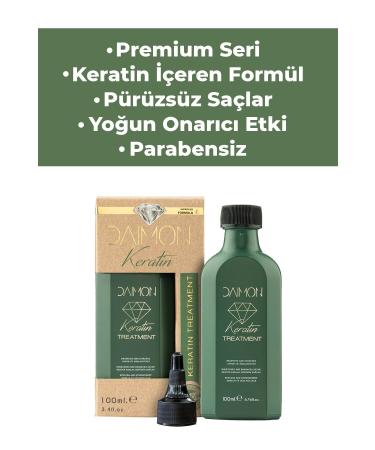 DAIMON Premium Series Reinforced Keratin Care Oil for Extremely Damaged Hair 100 ml - Buy Online on GoSupps.com