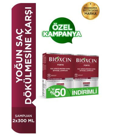 Bioxcin Forte Anti Hair Loss 2-Pack Shampoo 300 ml
