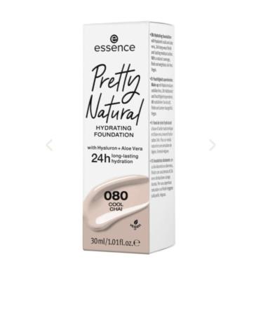 Essence Pretty Natural Hydrating Foundation No: 080 - Buy Online on GoSupps.com