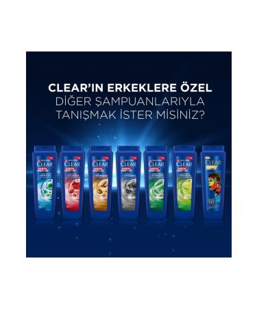 Clear Men Anti-Dandruff Shampoo Daily Purification and Refreshment 485 Ml - Buy Online on GoSupps.com