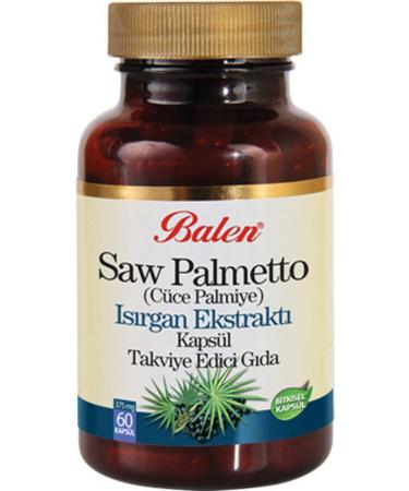 Balen Saw Palmetto Nettle Extract Zinc 60 Capsules