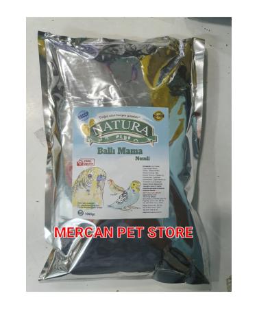 Natura Plus Honey Food Moist Bird Food 1 Kg Budgie Canary Parrot Indian Nightingale Food