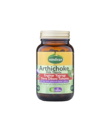 Mindivan Artichoke Extract and Thistle Seed Extract 60 Capsules - Buy Online on GoSupps.com