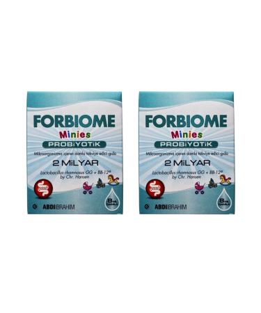 Forbiome Minies 2 Billion Probiotic Drops 8 Ml 2 Pieces