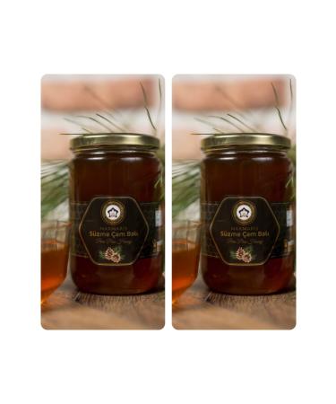 Marmaris Mimaras Natural Pine Honey Marmaris Pine Honey 850gr+850gr 2 Piece Set