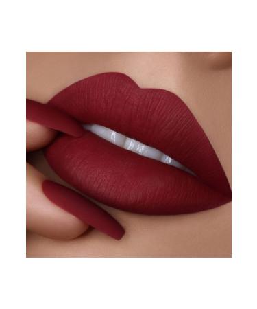 Cleo Cosmetics 24 Hours Lasting Waterproof Matte Lipstick Crayon Cherry (BORDO)