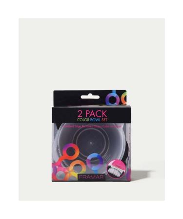 Framar Hair Dye Bowl Set of 2 - Black and Transparent - Buy Online on GoSupps.com