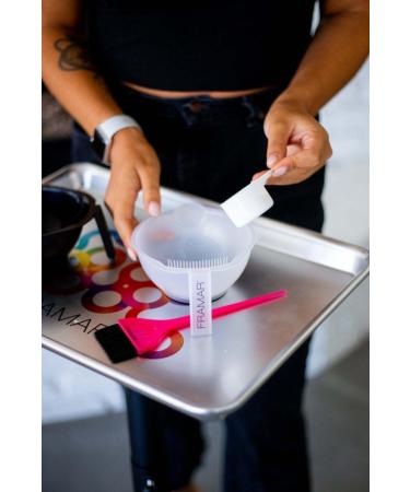 Framar Hair Dye Bowl Set of 2 - Black and Transparent - Buy Online on GoSupps.com