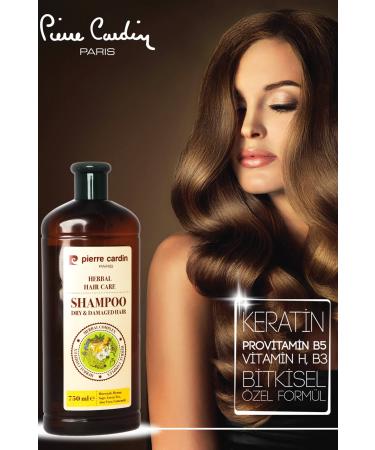 Pierre Cardin Herbal Herbal Large Size Shampoo - Dry and Damaged Hair 750 Ml 8680570257916 - Buy Online on GoSupps.com