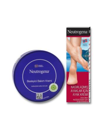 Neutrogena Norwegian Formula Nourishing Care Cream 200ml and Foot Cream for Calloused Feet 50ml