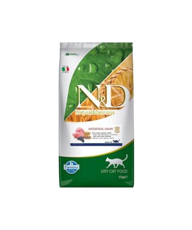 & D N&amp d Low Grain Lamb Adult Cat Food 10 Kg
