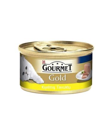 Gourmet Gold Canned Cat Food with Minced Chicken 85 Gr. 10 Pcs.