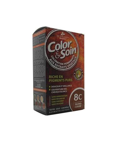 Color Soin Organic Hair Dye 8C Copper Blonde 3525727539369