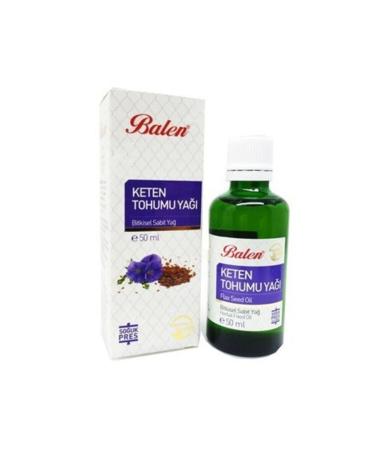 Balen Linseed Oil Natural Herbal Fixed Oil 50 ml Drinkable