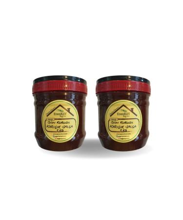 Erenk y Vineyard House From Nature to Your Table 2 Kg Mixed Tomato Paste - Sun Dried Real Village Tomato Paste