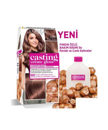 L'Oreal Paris Loreal Casting Creme Gloss 680 Bronze Brown Hair Dye - Buy Online on GoSupps.com