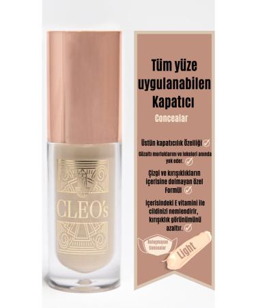 Cleo Cosmetics Concealer- Non-smudge Formula Professional Concealer Erase Dark Circles