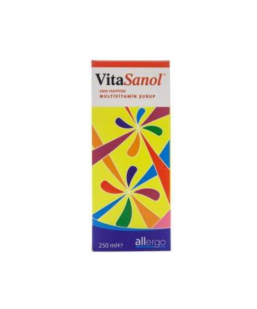 Allergo Skt 01/2025 Vitasanol Multivitamin Mineral Syrup 250 Ml Skt 07/25