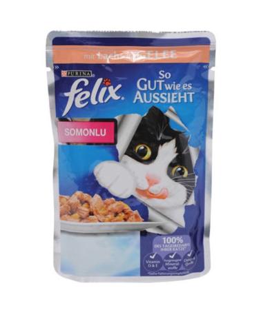 FELIX Pouch Salmon 85 gr 10 Pieces