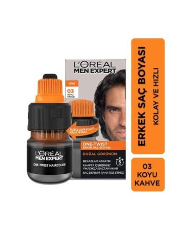 L VECO L'oreal Paris Men Expert Men's Hair Dye Dark Brown 03