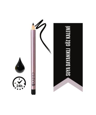 Cleo Cosmetics- Waterproof Eyeliner Pencil- Coal Black