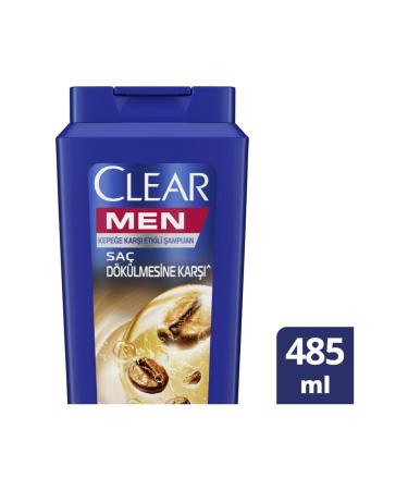 Clear Men Anti-Dandruff Effective Shampoo Against Hair Loss 485 ml 2 Li - Buy Online on GoSupps.com