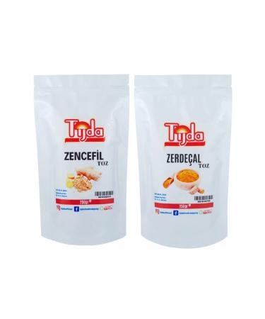 T JDA Ginger Powder 250 Gr + Turmeric Powder 250 Gr 500 Gr