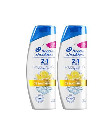 Head and Shoulders Lemon Fresh 2 in 1 Anti-Dandruff Shampoo 350 Ml X 2 Pieces - Buy Online on GoSupps.com