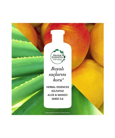 Herbal Essences Sulfate Free Shampoo Aloe Power Mango 380 ml X 2 Pcs - Buy Online on GoSupps.com