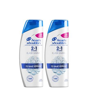 Head And Shoulders Classic Care 2 in 1 Anti-Dandruff Shampoo 350 Ml X 2 Pieces - Buy Online on GoSupps.com
