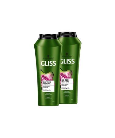 Gliss Bio-tech Restore Strengthening Shampoo 360ml Set of 2
