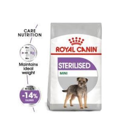 Royal Canin Mini Sterilized Small Breed Adult Neutered Dog Food 3kg - Buy Online on GoSupps.com