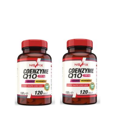 Nevfix Coenzyme Q10 200 Mg Coenzyme Q10 120 Tablets