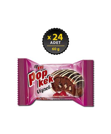 Eti Popkek Cherry Cake 60 g x 24 Pieces