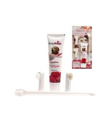 Mixpet Arquivet Dog Dental Care Set Strawberry Flavored 100 Gr