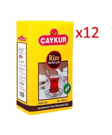 aykur Rize Tourist Tea 1000 Gr X 12 Pieces