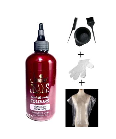 Jamaican Jean's Color Hair Dye Set Cherry Red Dep1036