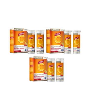 Nutraxin Vitamin C 28 Chewable Tablets 3 Pieces