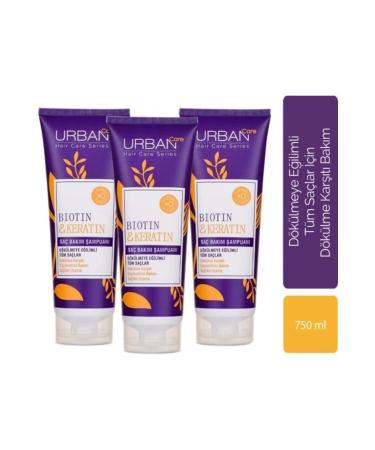 Urban Care Biotin & Keratin Hair Care Shampoo Set of 3