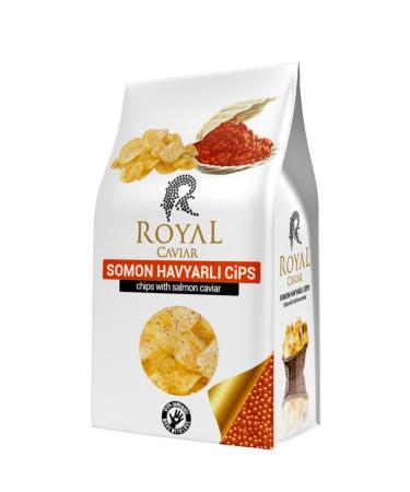 Royal Salmon Caviar Chips 40 Gr