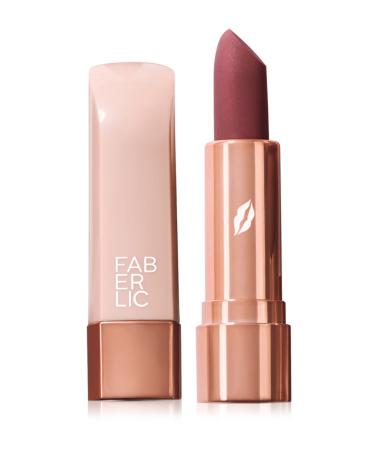 Faberlic Glam Team Lipstick Soft Nude - Brown Purple