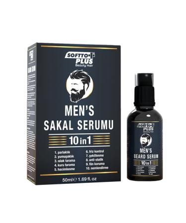 Softto Plus Men's Beard Serum 10 In 1