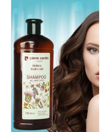 Pierre Cardin Herbal Shampoo For All Hair Types 750 ml Herbal Shampoo (ALL HAIR TYPES) - Buy Online on GoSupps.com